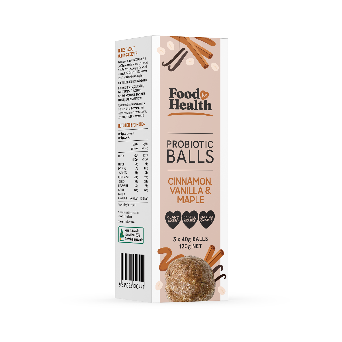 Cinnamon, Vanilla & Maple Probiotic Ball