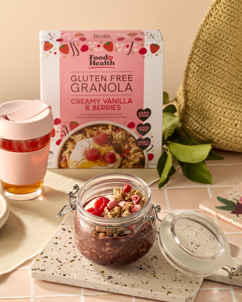 Food for Health Creamy Vanilla & Berries Gluten Free Granola