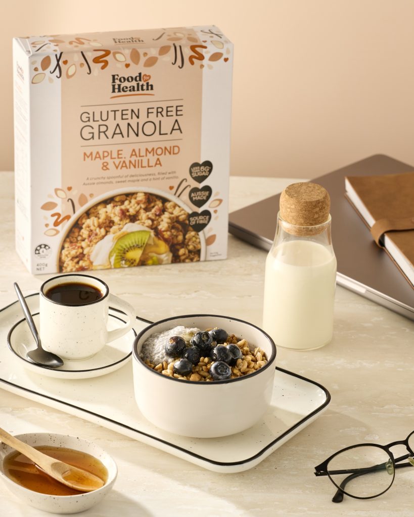 Food for Health Maple Almond & Vanilla Gluten Free Granola